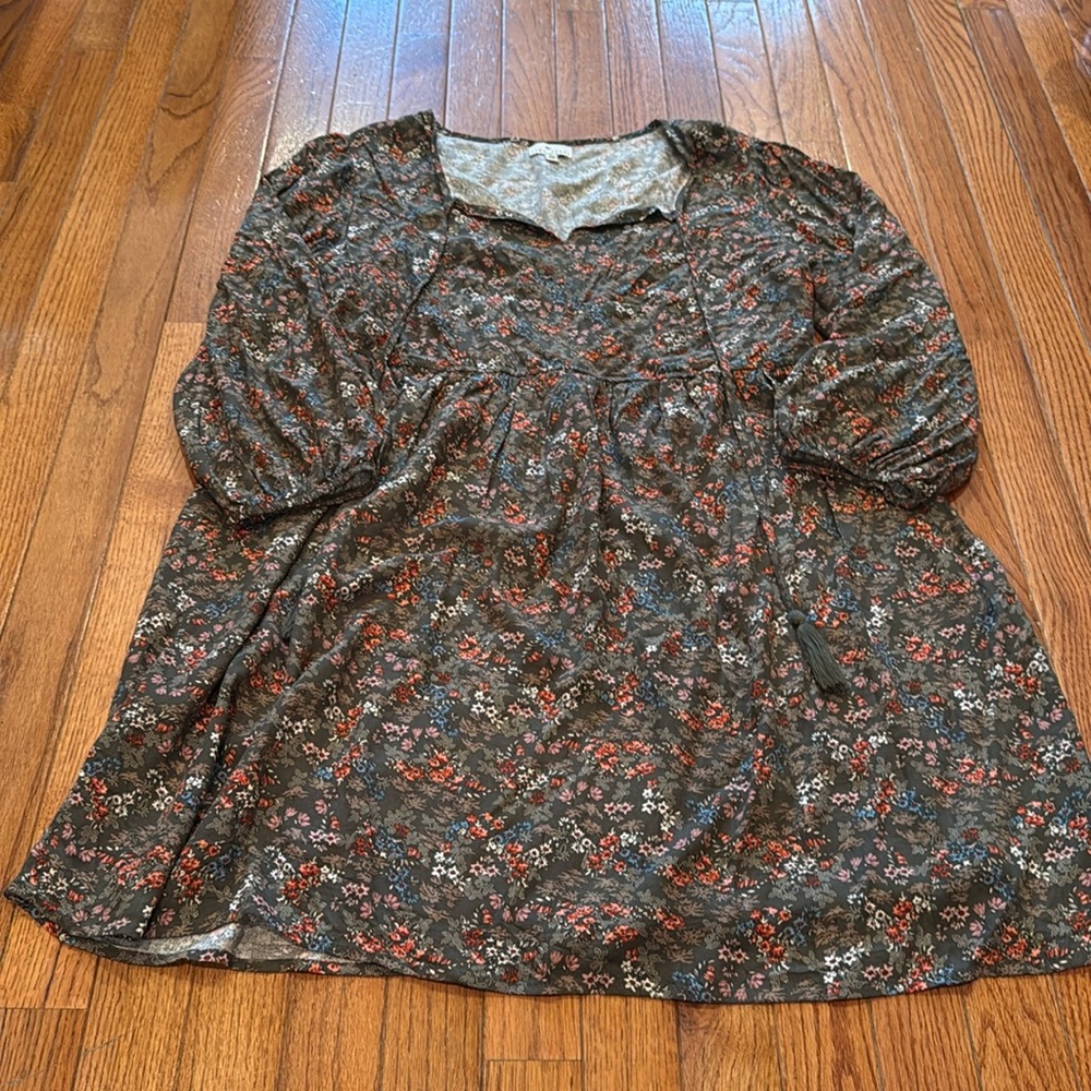 Long Sleeve Floral Dress